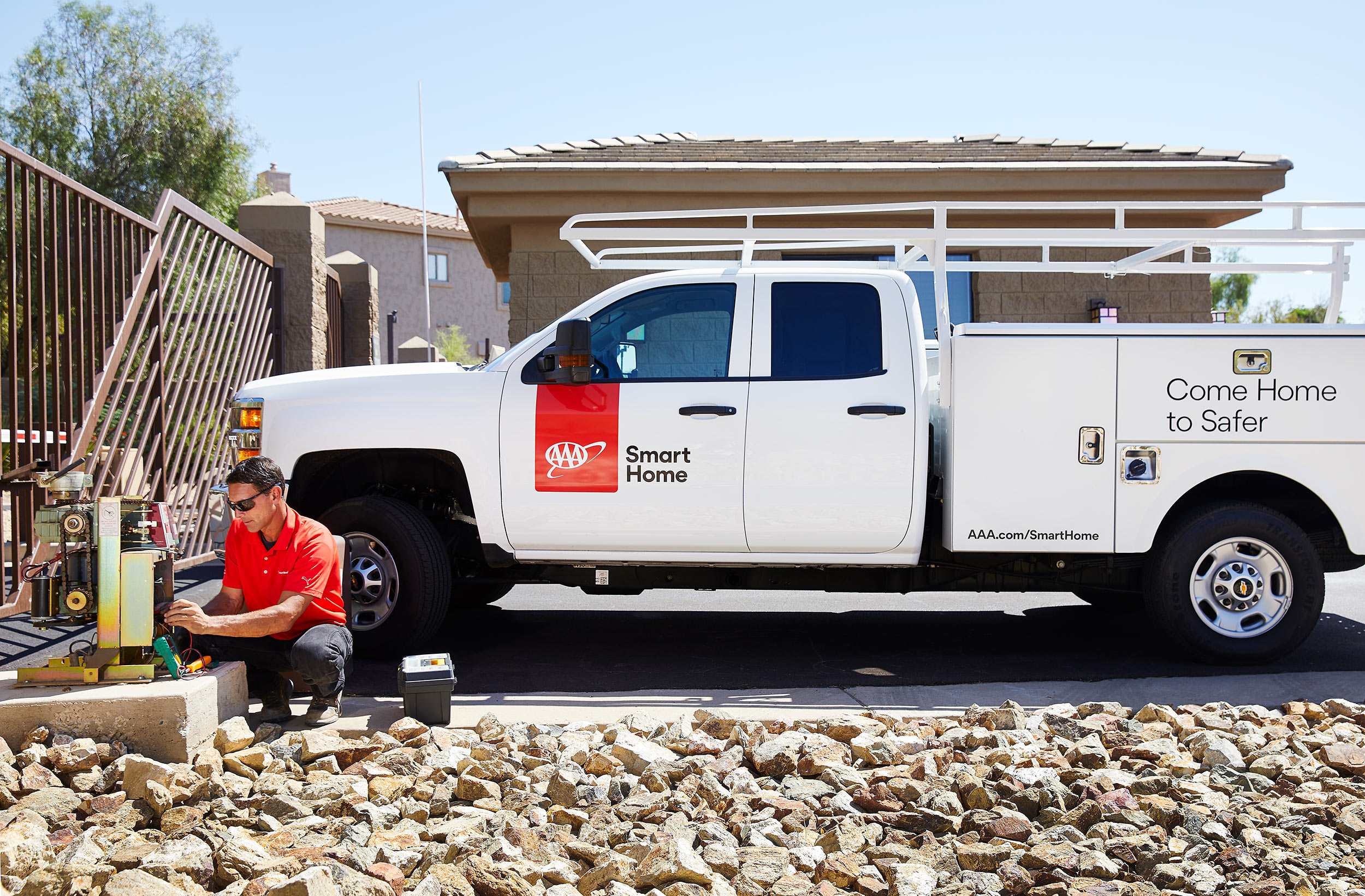 AAA Smart Home technician - Steve Craft Photography, Phoenix, Arizona based Commercial, Corporate & Advertising Photographer