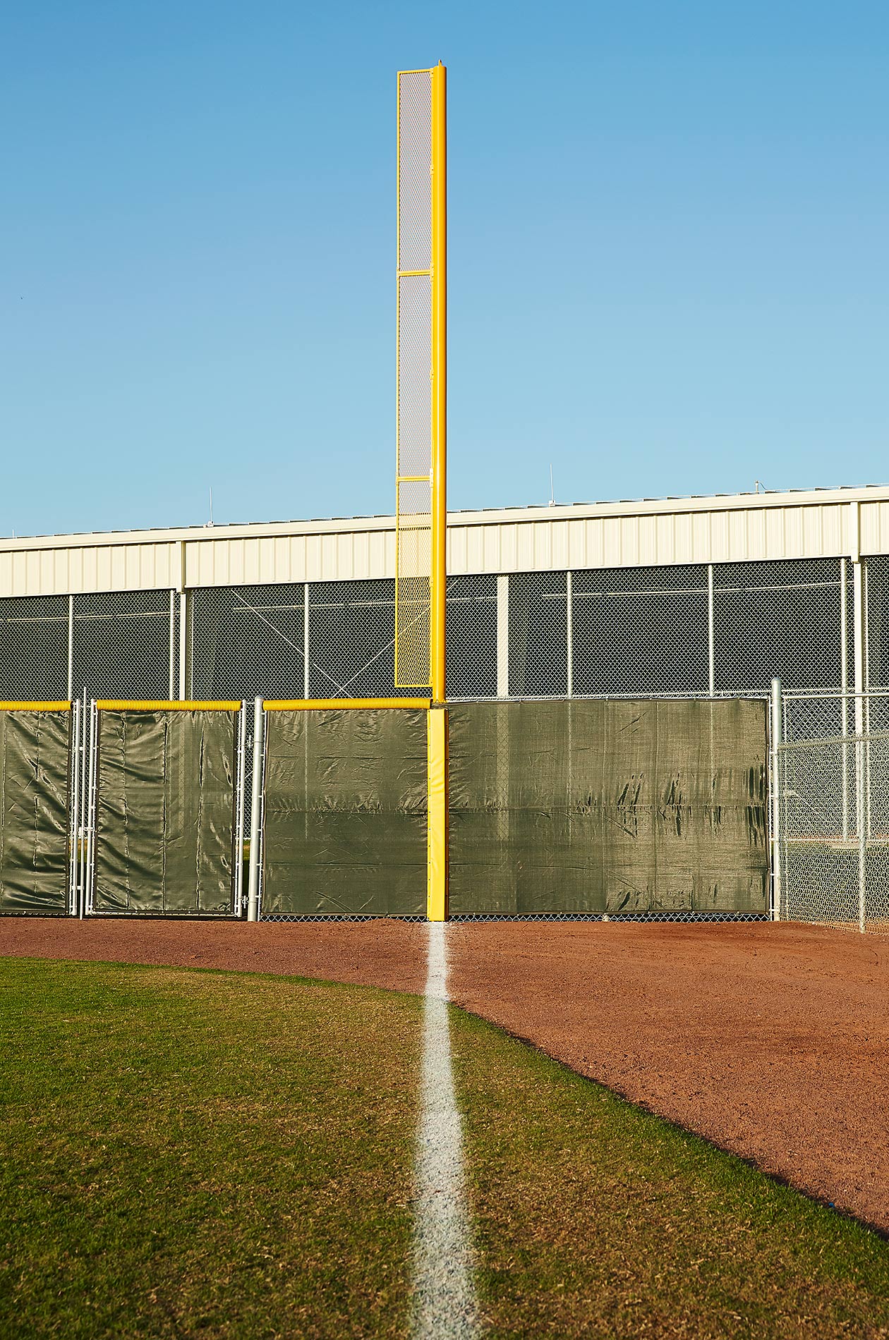 Foul ball pole at Sloan Park - Steve Craft Photography, Phoenix, Arizona based Advertising, Aviation & Editorial Photographer