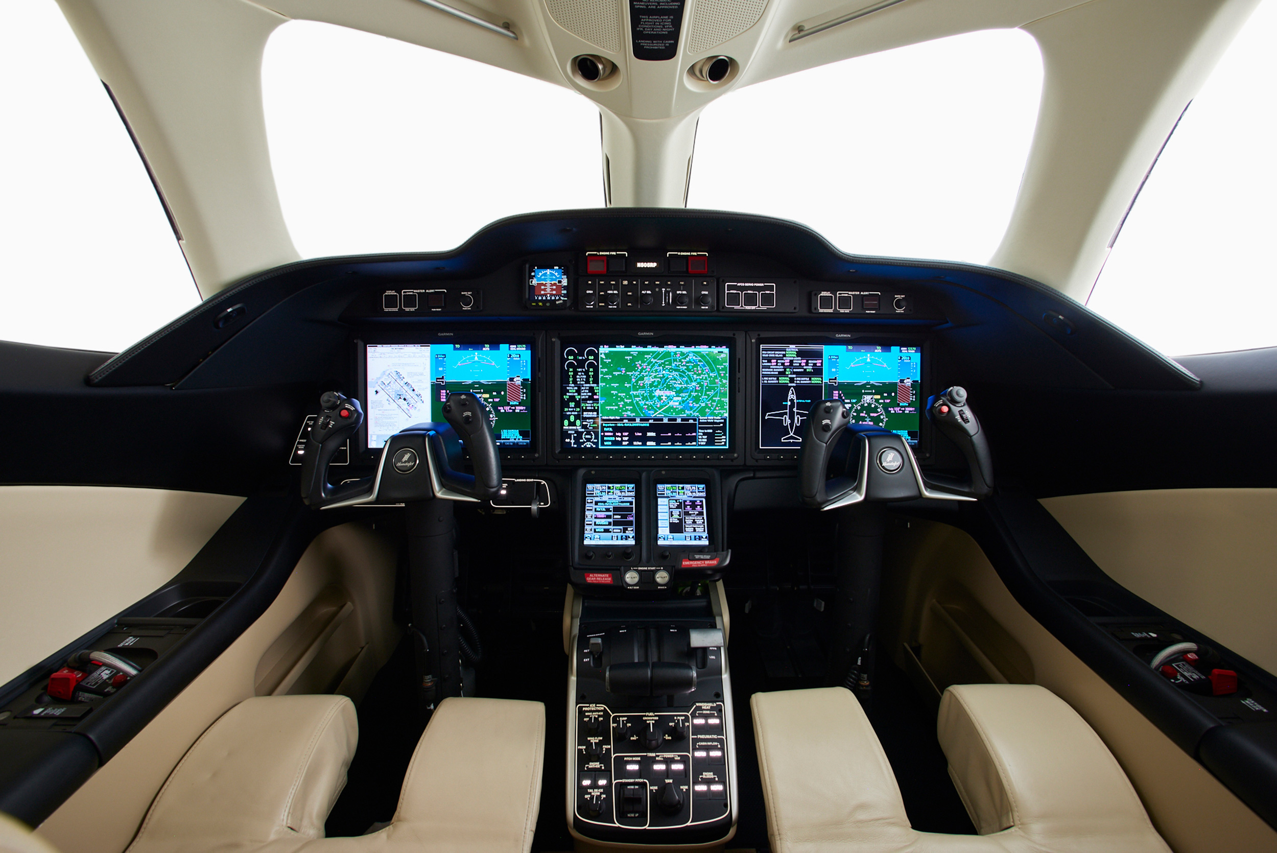 HondaJet Cockpit - Steve Craft Photo -  Aviation Photographer Phoenix Arizona