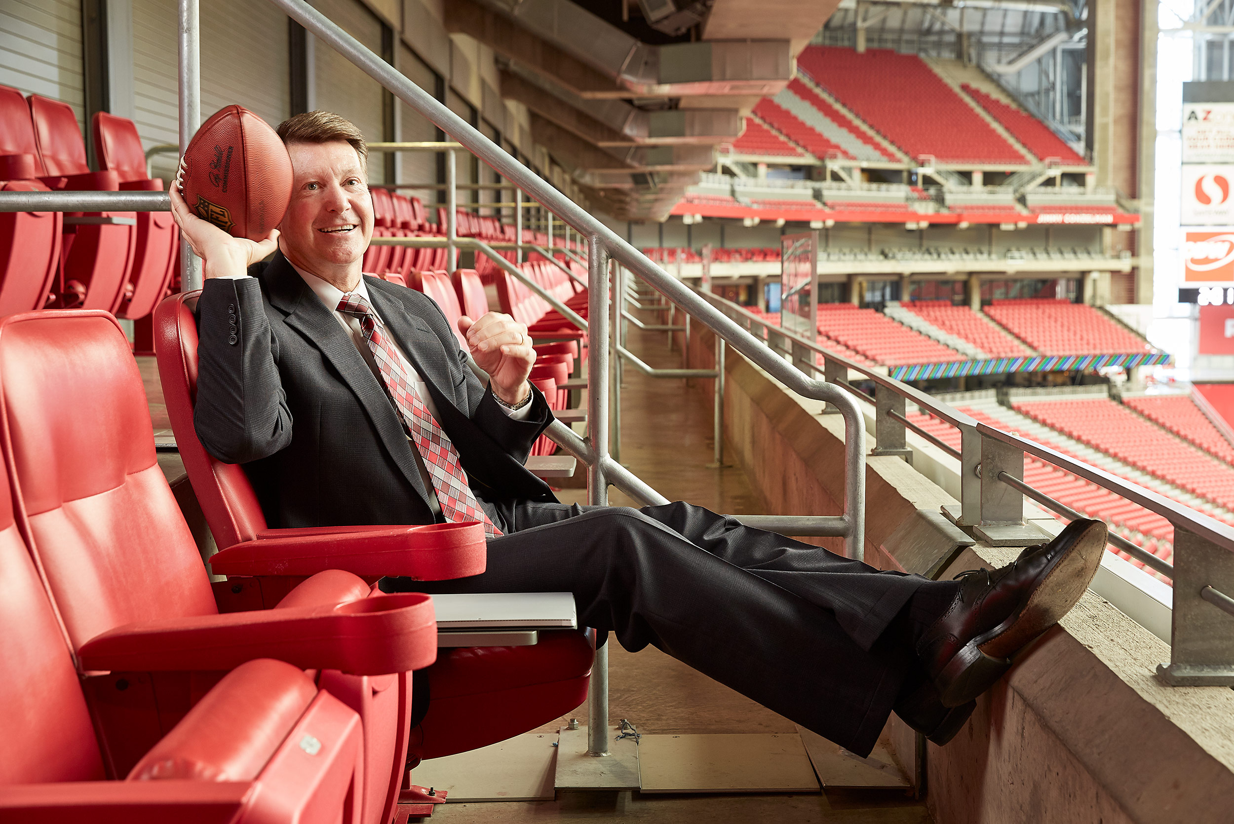 Mark Feller Arizona Cardinals - Steve Craft Photography, Phoenix, Arizona based Advertising, Corporate & Aviation Photographer