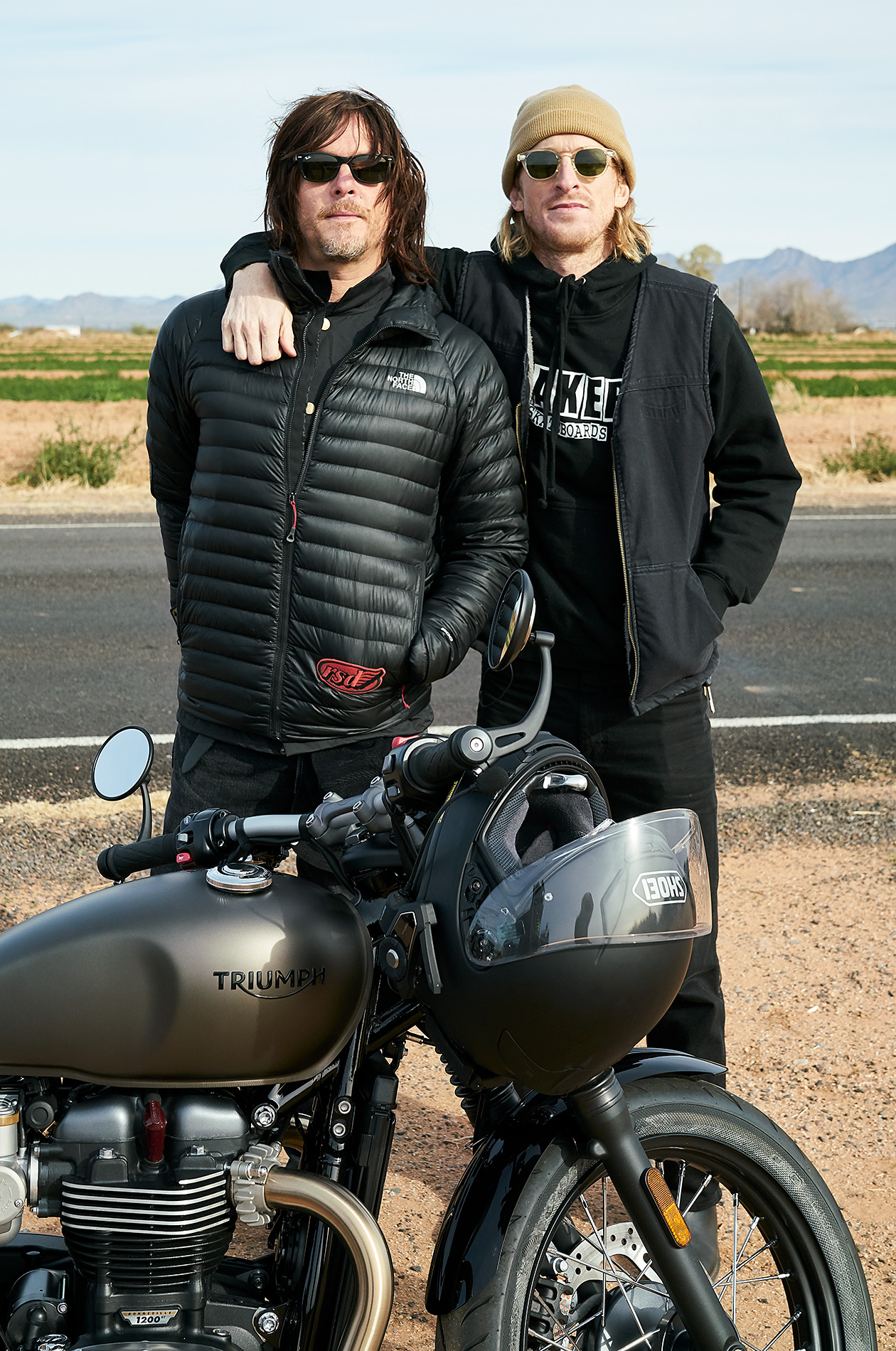 Norman Reedus with Austin Amelio - Steve Craft Photography, Phoenix, Arizona based Commercial, Corporate & Advertising Photographer