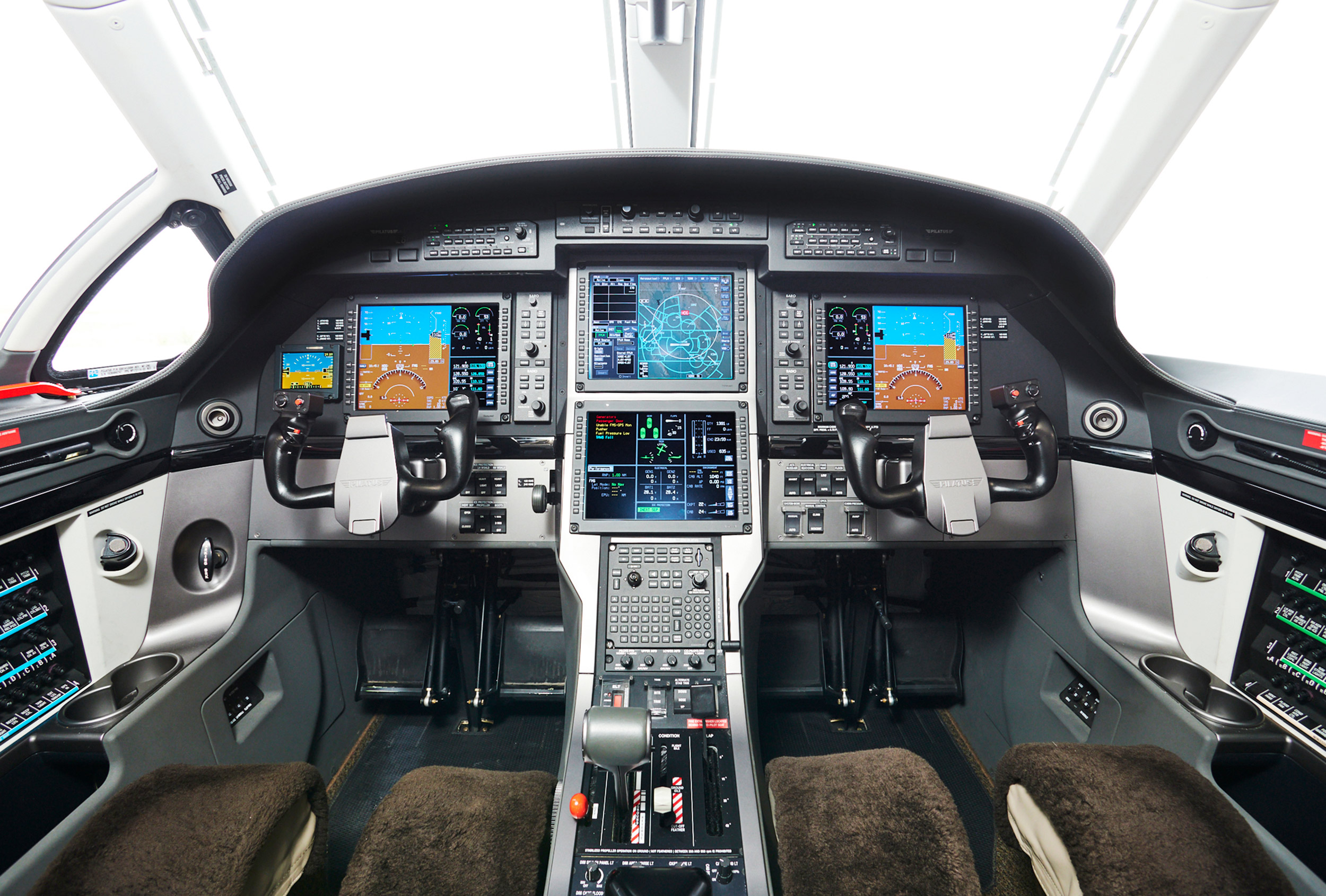 Pilatus PC 12 - Cockpit  Steve Craft Aviation - Phoenix Arizona Commercial Photographer