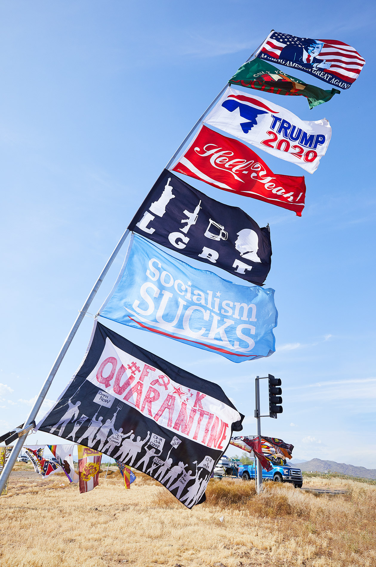 USA Flags  - Steve Craft Photo - Phoenix Arizona Commercial Photographer